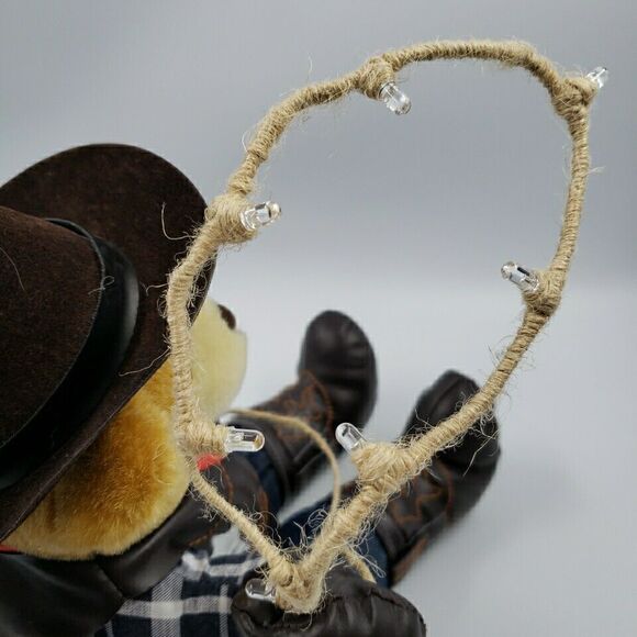 Singing Dancing Plush Cowboy Bear Aurora World Lasso Stuffed Animal Buffalo Gals - Picture 16 of 16